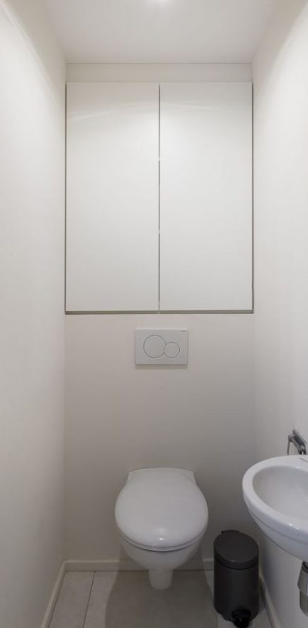 Maatwerkkast in een toilet